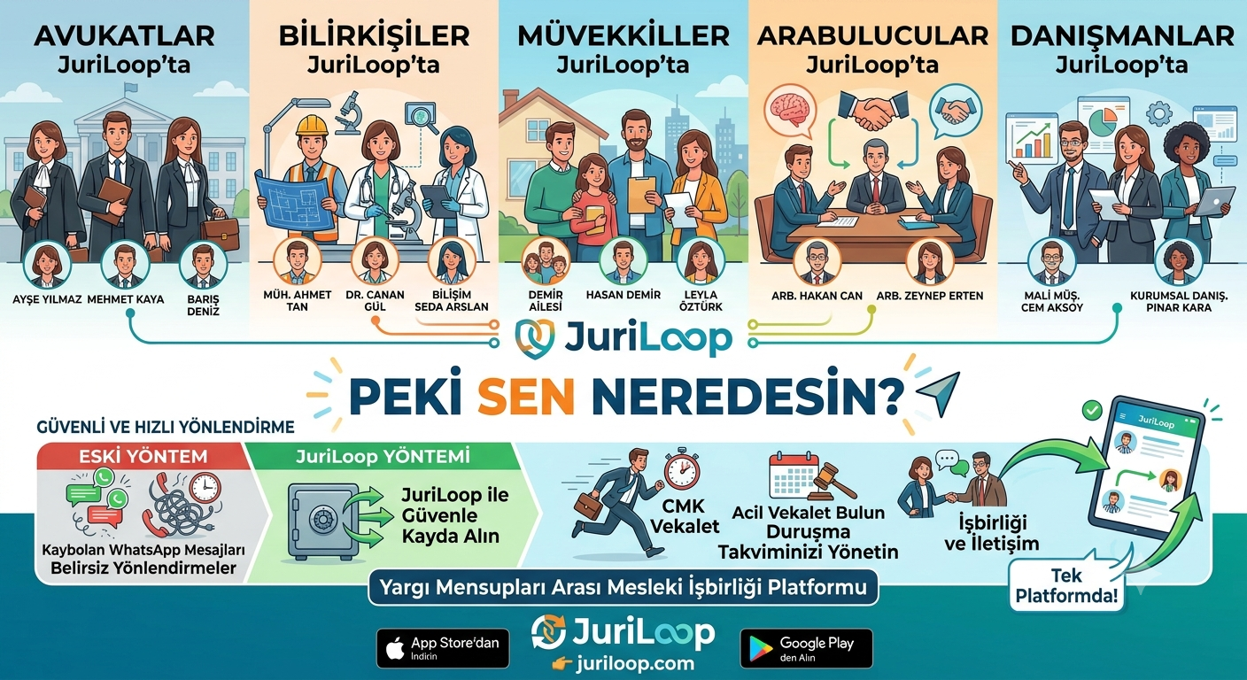 JuriLoop · hukukçular arası ağ